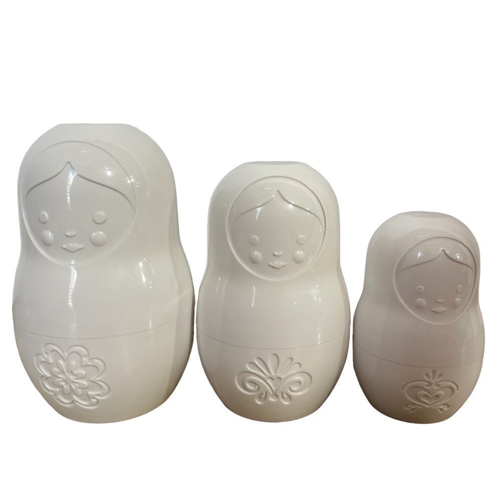 Nesting Doll Measuring Cups Fred 2009 Matryoshka 1/4 Cup 1/2 And 3/4 Cup
